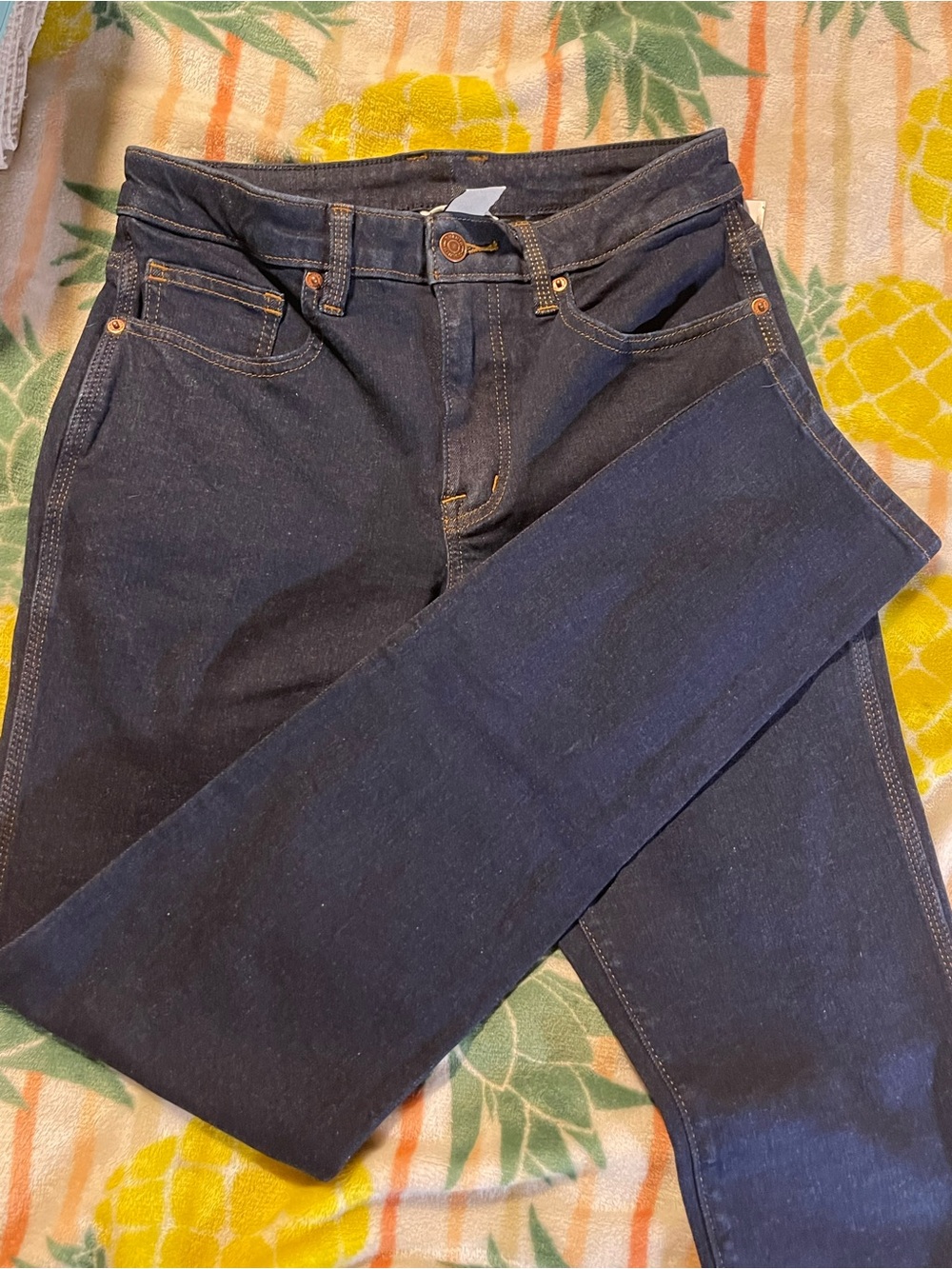 Duluth Trading Co Dark Indigo Skinny Jeans